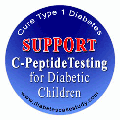 Cure Type 1 Diabetes Support C-Peptide Testing for Diabetic Children